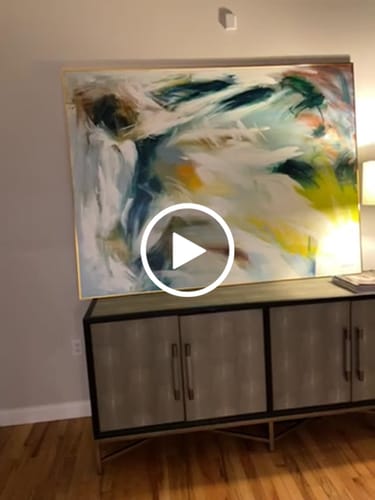Customer video review of Modern Abstract Painting #ABAH124