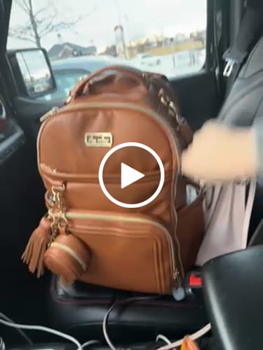 Customer video review of Diaper Bag Backpack Boss Itzy Ritzy