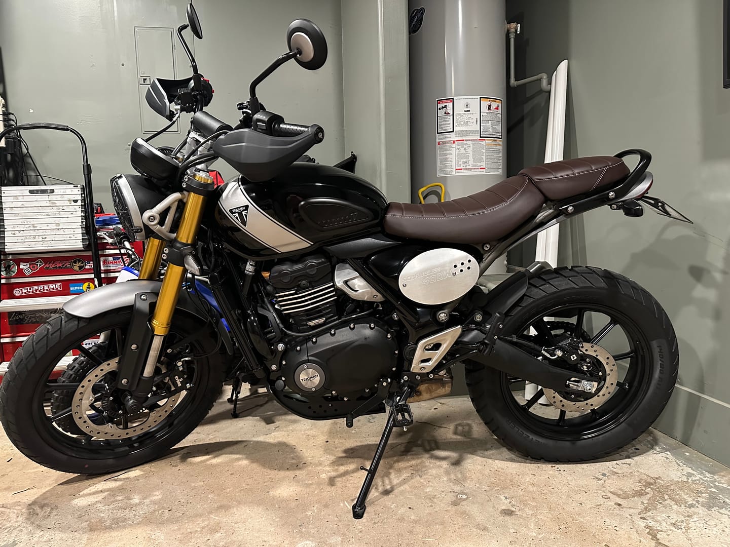 Customer photo review of Triumph Speed 400 & Scrambler 400 Plug & Play Tail Tidy Kit