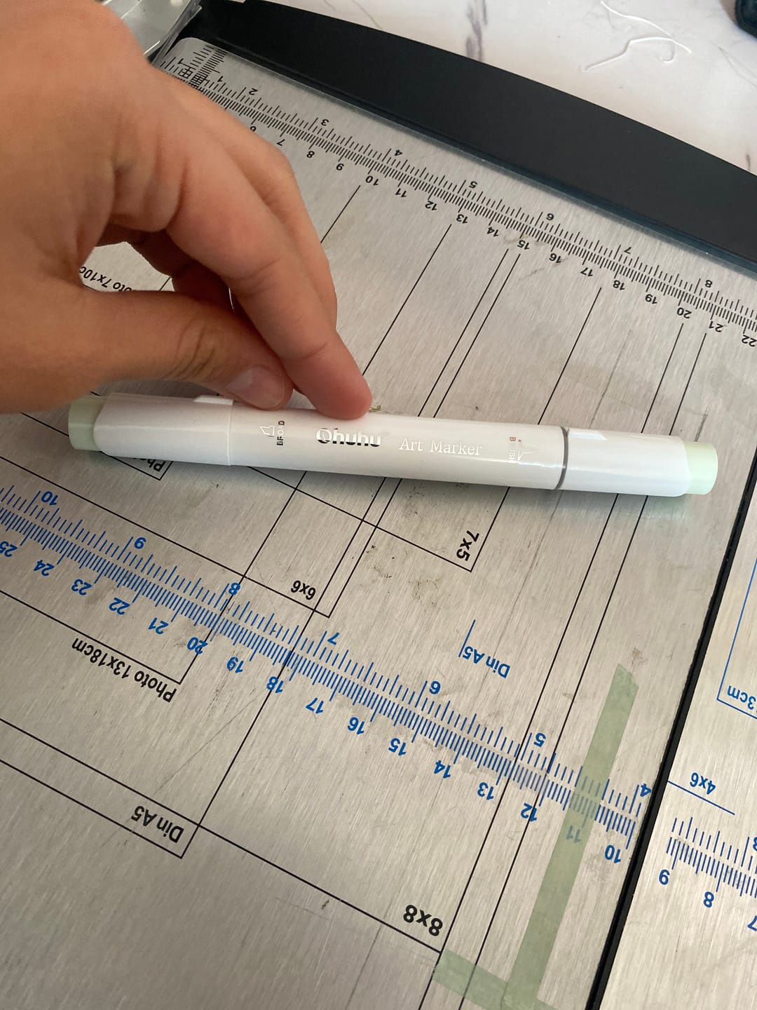 Customer photo review of Ohuhu Honolulu G110 / G41 Individual Marker, Brush & Chisel