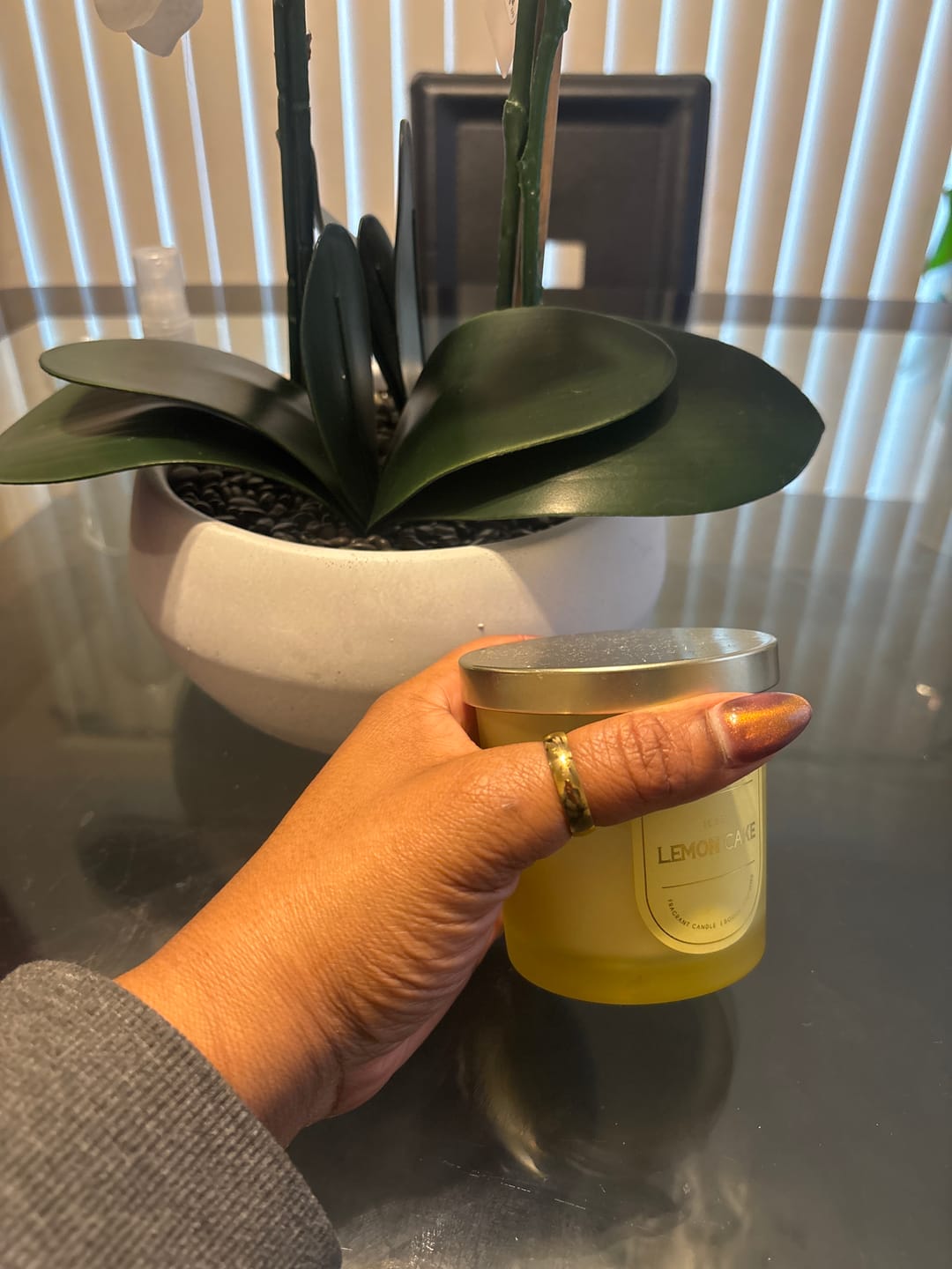 Customer photo review of Simple Band Ring