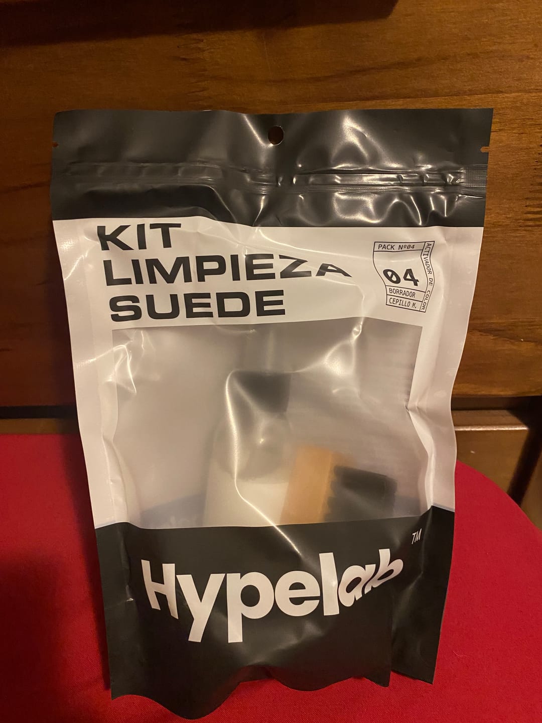 Customer photo review of Kit de limpieza suede
