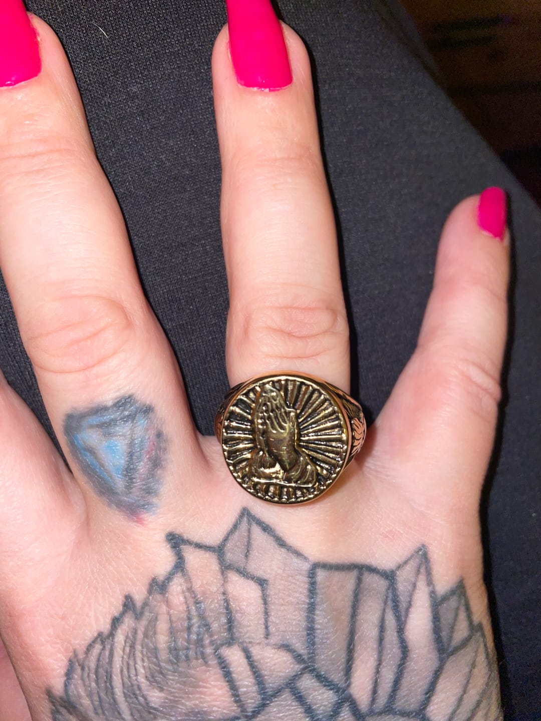 Customer photo review of SACRED GOLD.