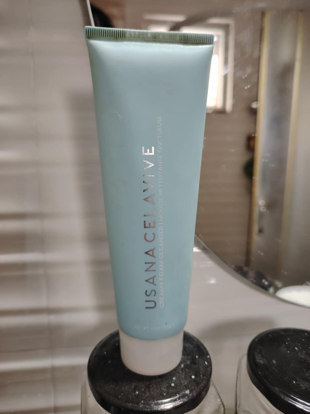 Customer photo review of Creamy Foam Cleanser