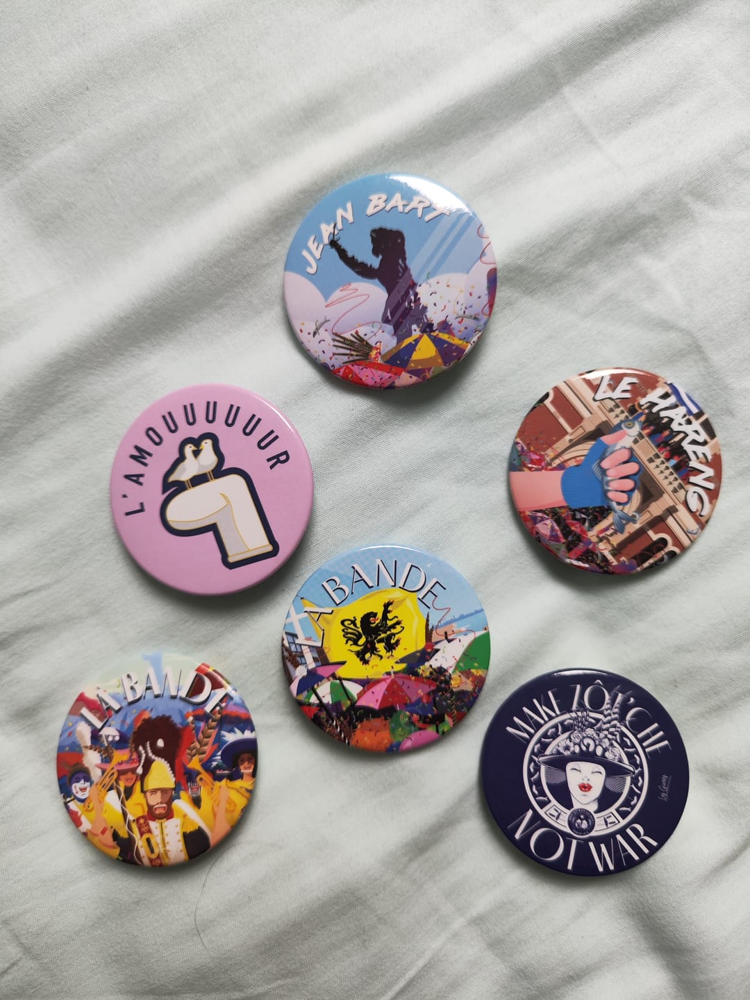 Customer photo review of Badges Carnaval de Dunkerque