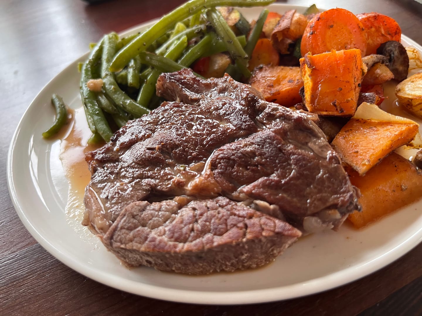 Customer photo review of Flat Iron Steak