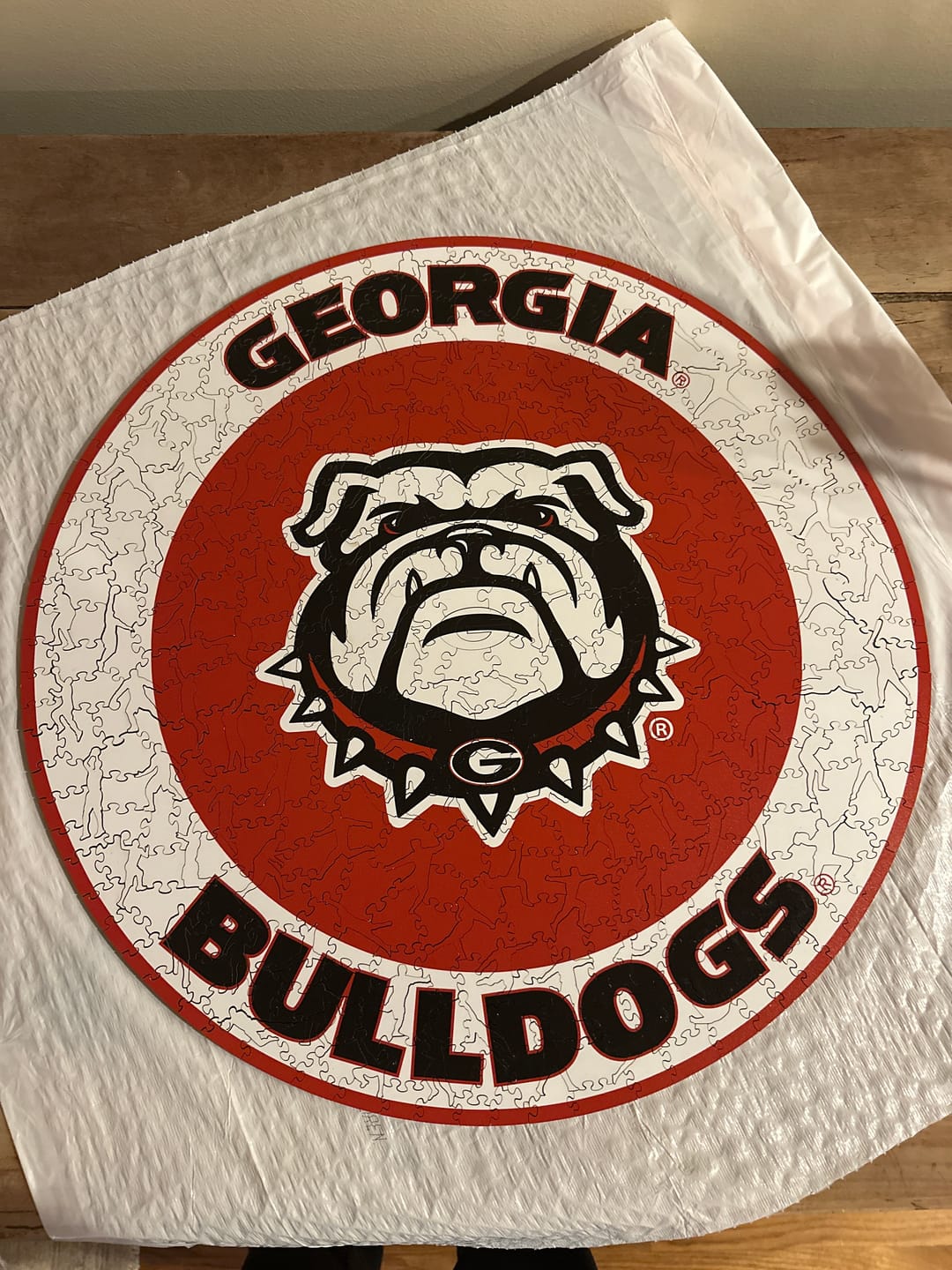Customer photo review of University of Georgia - Wooden Puzzle