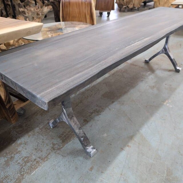 Customer photo review of Furniture Legs 401 Wishbone 28H Modern Metal Dining Table Legs