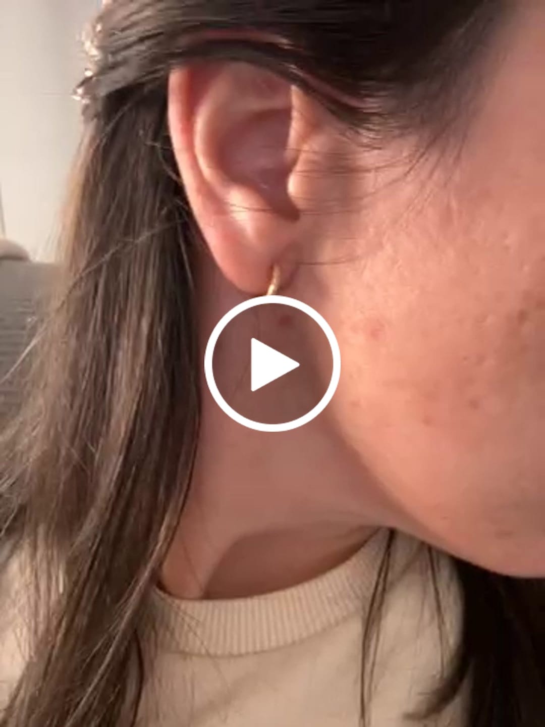 Customer video review of Pendientes Triple Aros