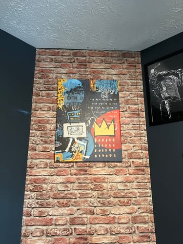 Customer photo review of Diamond In The Rough - Basquiat Style
