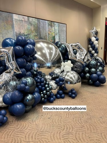 Customer photo review of Silver Inflatable Mirror Ball Reusable Big Bubble Balloon