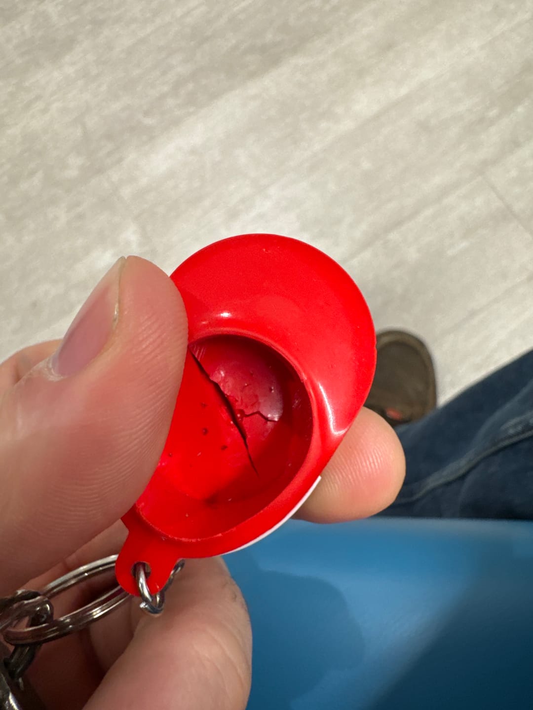 Customer photo review of MAGA Hat Keychain (Limited Edition)