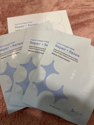 Customer photo review of Hydra Collagen Mask Repair + Renew