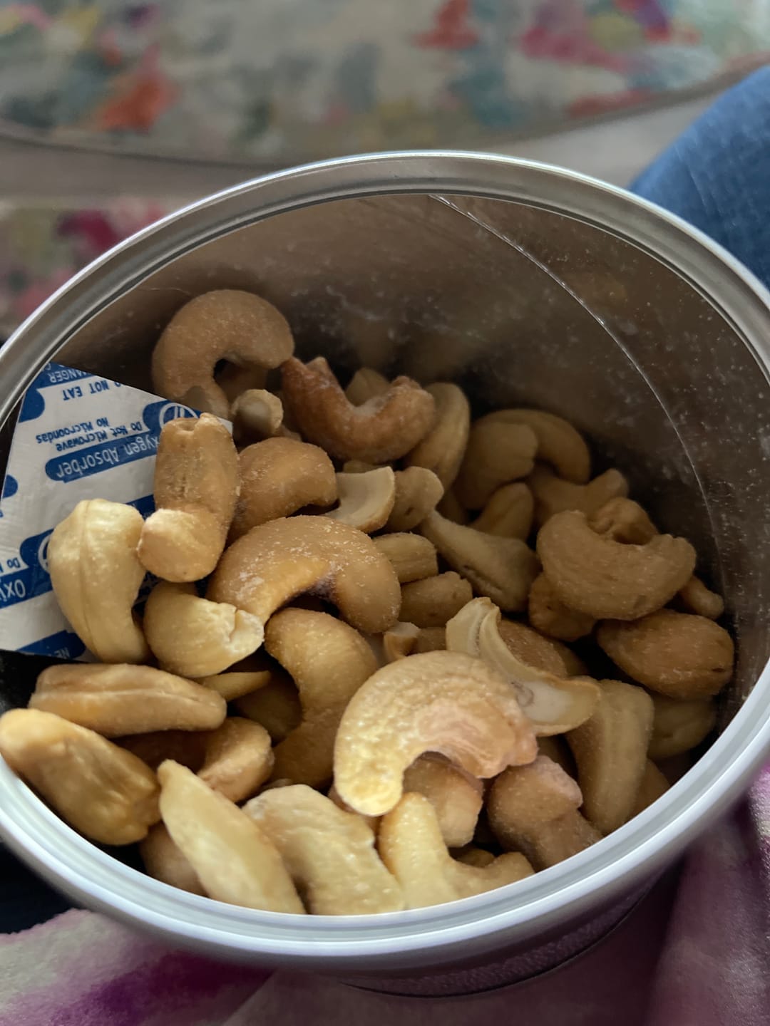 Customer photo review of Jumbo Salted Cashews