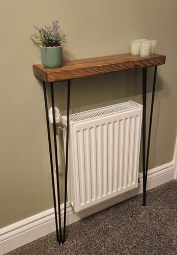 Customer photo review of Console Table 15cm Depth | Hairpin Leg