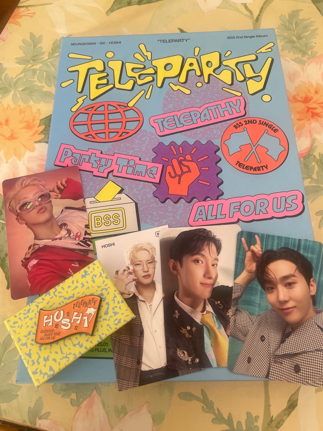 Customer photo review of SEVENTEEN BSS - TELEPARTY 2ND SINGLE ALBUM WEVERSE GIFT STANDARD RANDOM