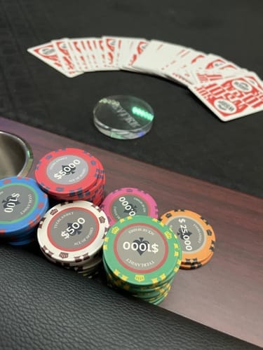 Customer photo review of Custom Poker Chips