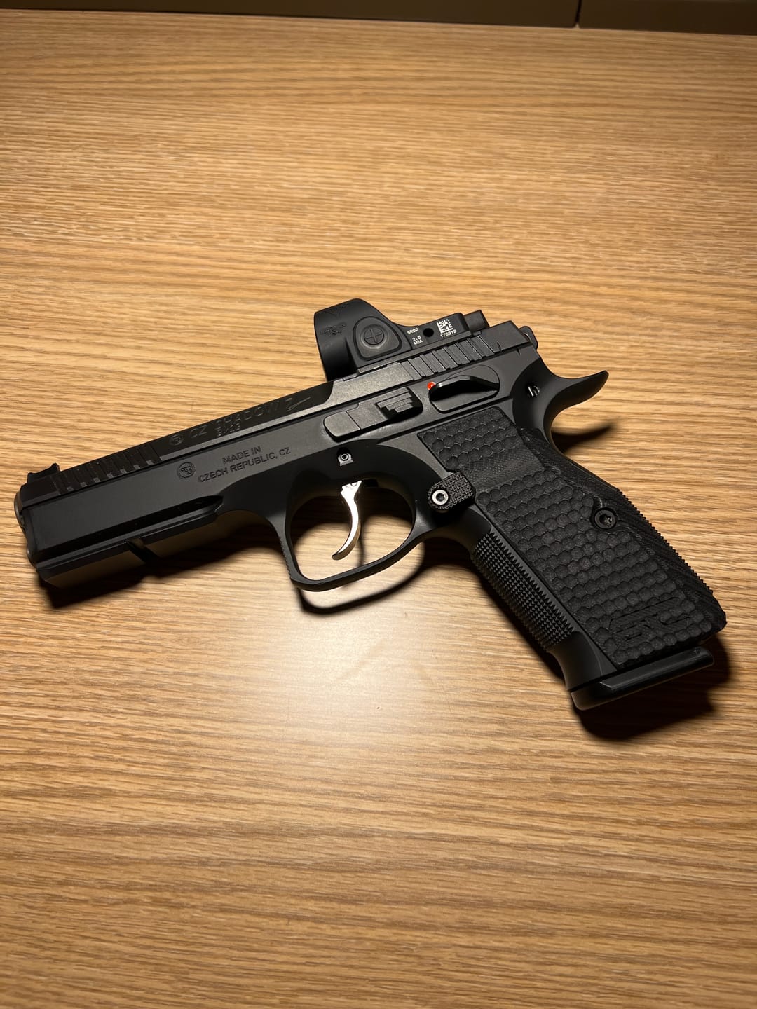 Customer photo review of CZ Shadow 2 G10 Grips