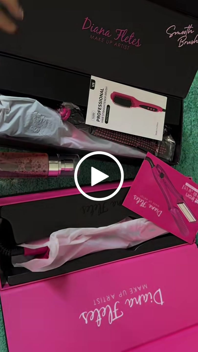 Customer video review of Cepillo Alaciado Rápido Diana Fletes