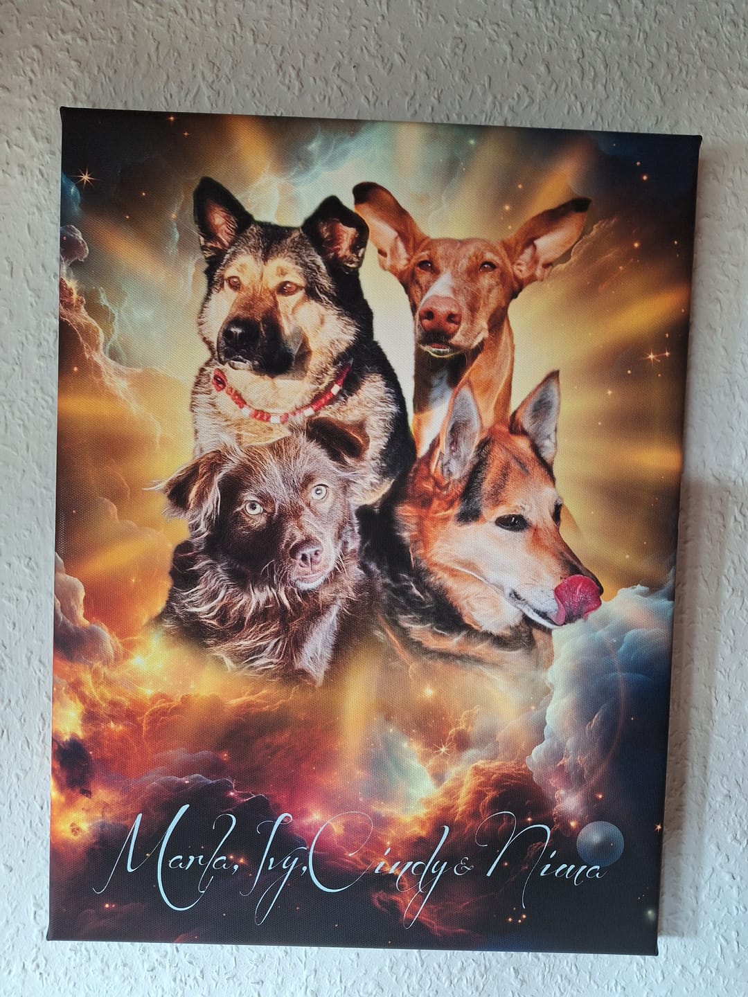 Customer photo review of Personalisiertes Portrait - Sonnen Stil