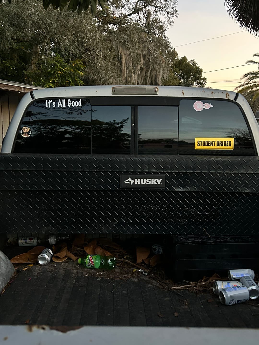 Customer photo review of Student Driver Sticker