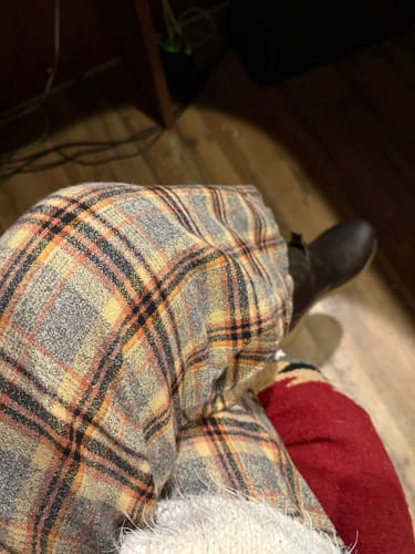 Customer photo review of Pencil Pant Cotton Flannel