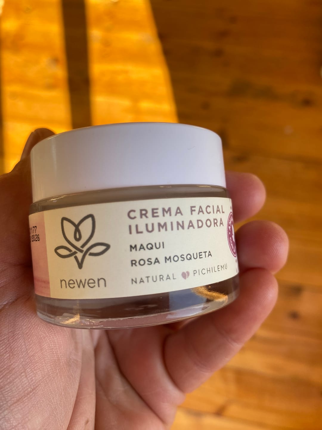 Customer photo review of Crema Facial Hidratante Maqui Rosa Mosqueta