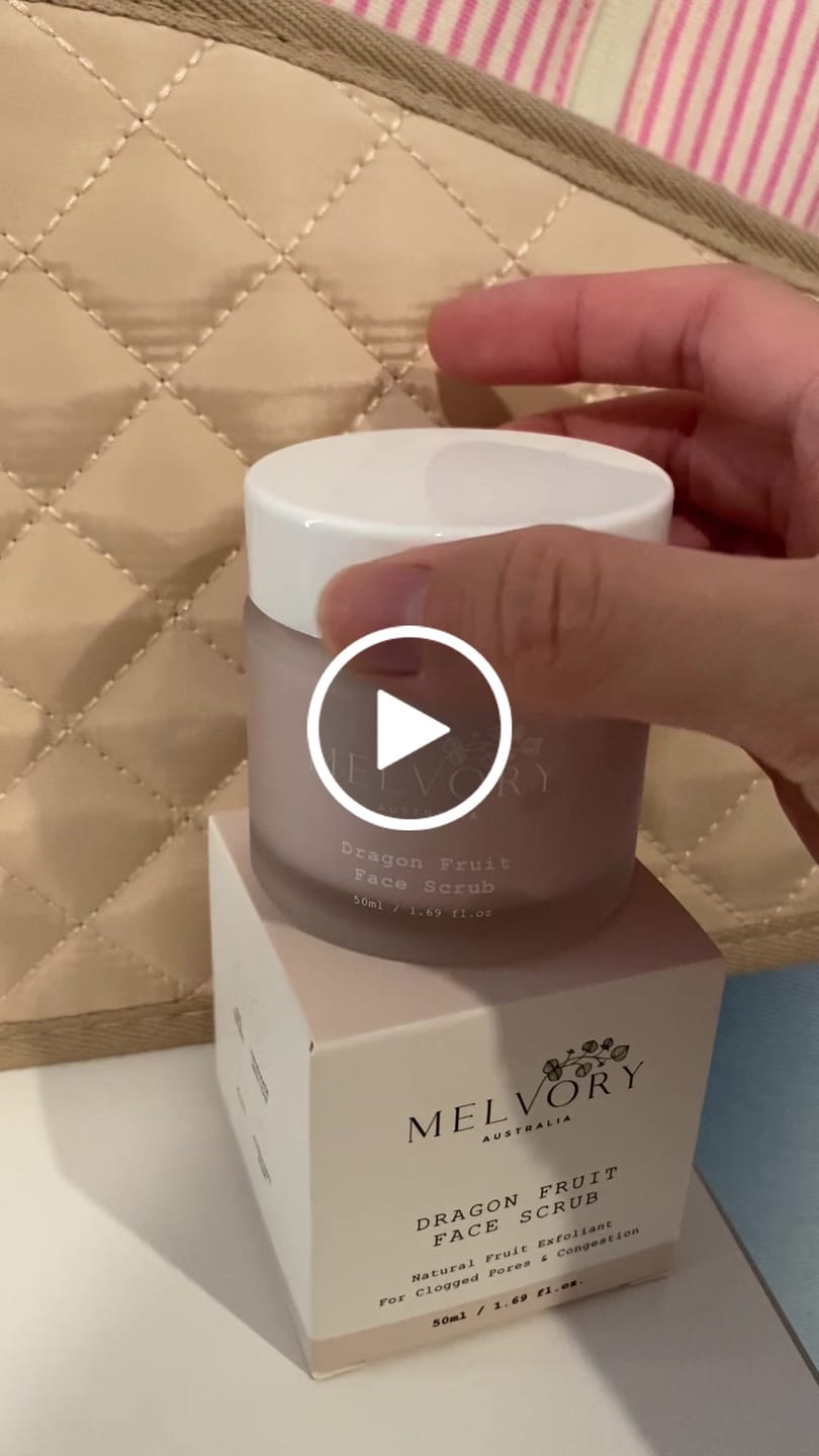 Customer video review of Dragonfruit Face Scrub