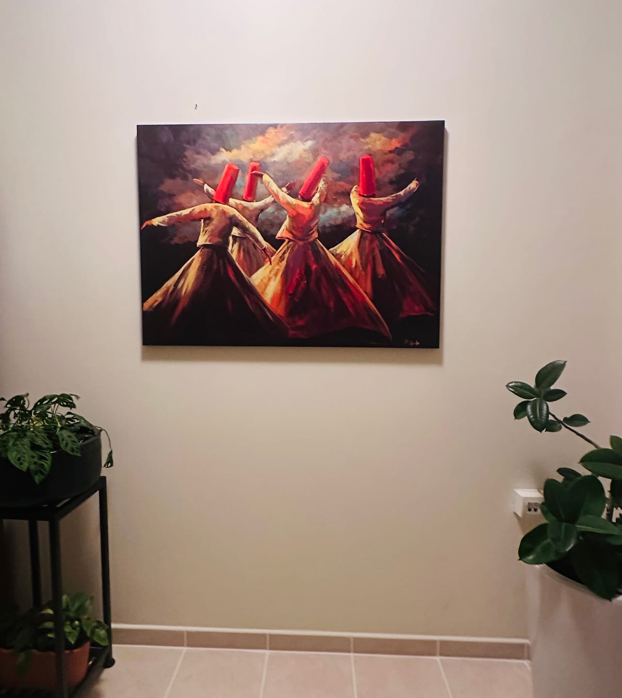 Customer photo review of Whirling Dervish - Islamic Canvas Printing Islamic Wall Art