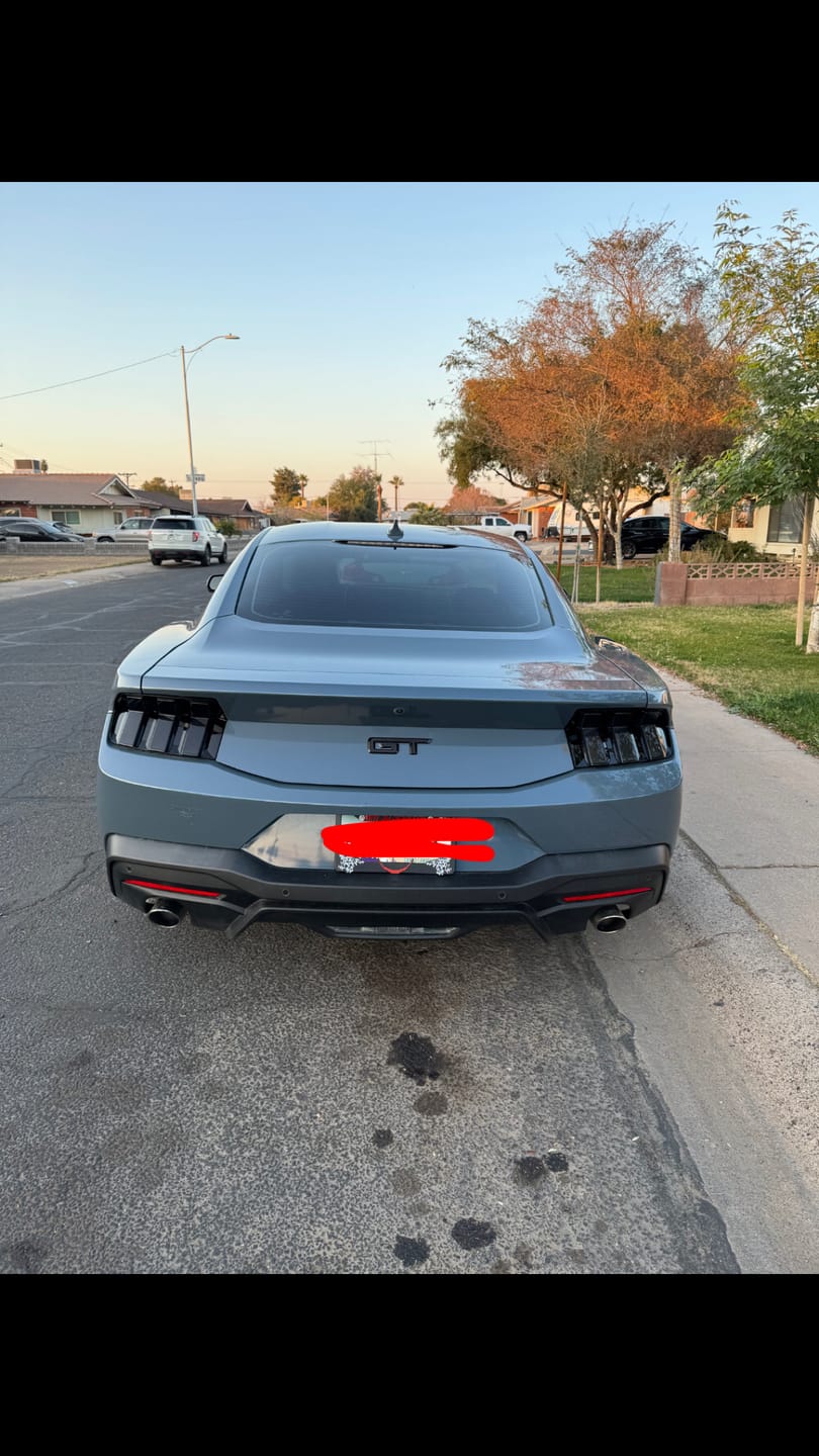 Customer photo review of 2024 + Ford Mustang S650 Euro Style Taillights Amber Turn Signal Sequential