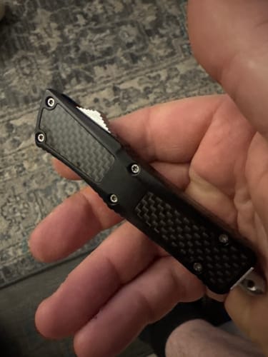 Customer photo review of Small Apollo D/A OTF - D2 Steel Blade