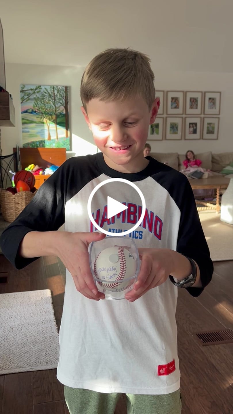 Customer video review of Autographed Official MLB Baseball