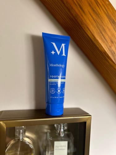 Customer photo review of Mouthology Fluoride-Free Toothpaste