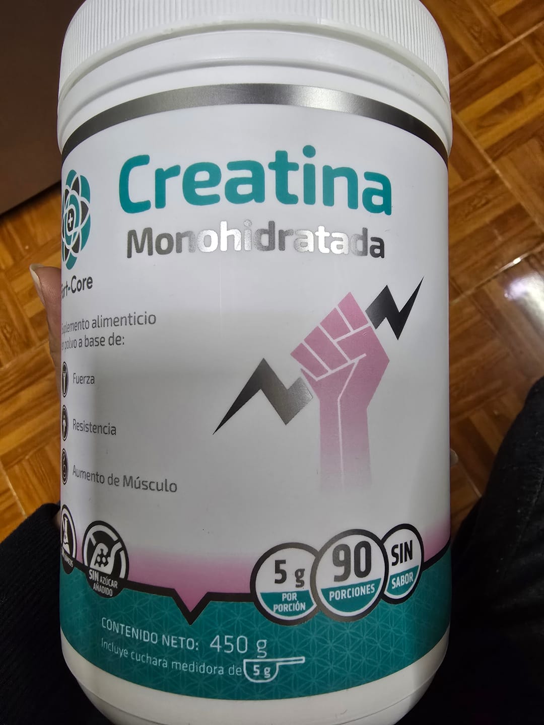 Customer photo review of Creatina Monohidratada Fort Core