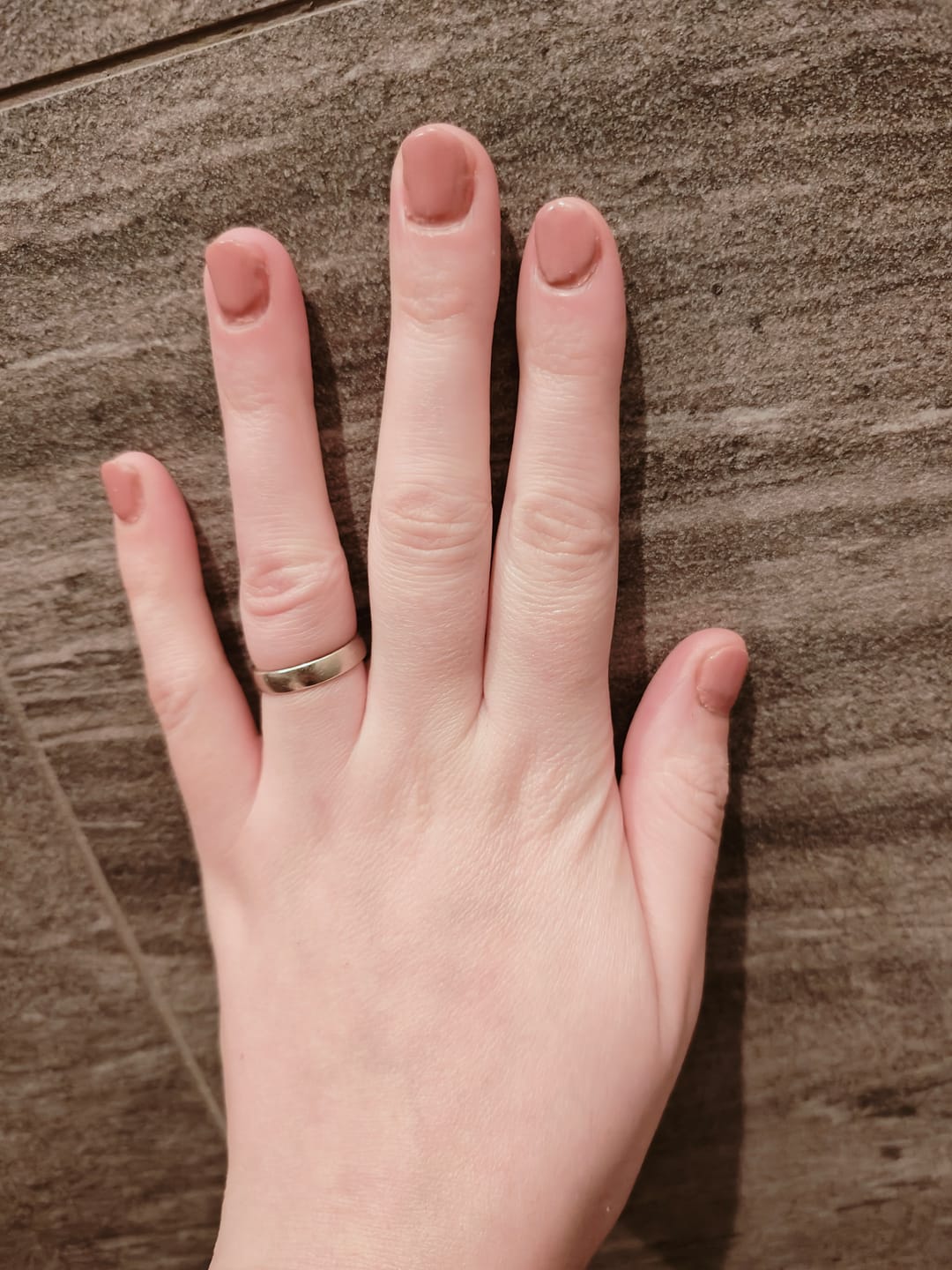 Customer photo review of Auburn Umber Dipping Powder