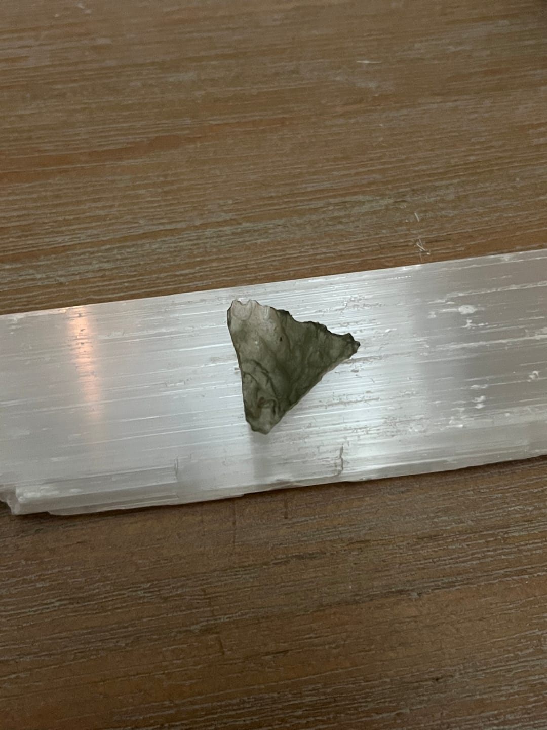 Customer photo review of Moldavite - Rough-Raw Pieces