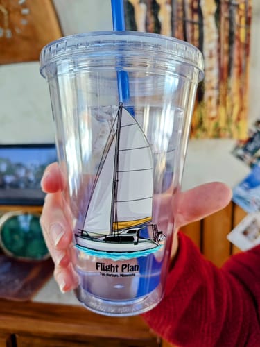 Customer photo review of Custom Acrylic Tumbler with Straw