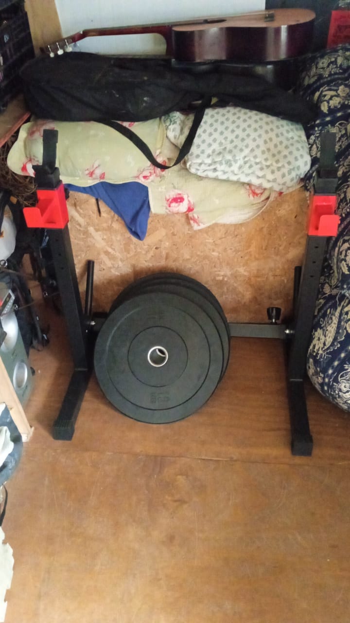 Customer photo review of Squat Rack IRONSIDE