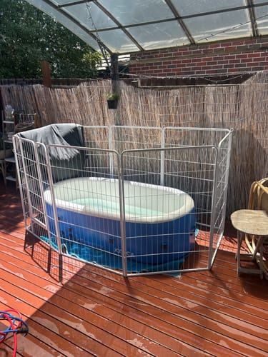Customer photo review of PaWz 8 Panel Playpen White