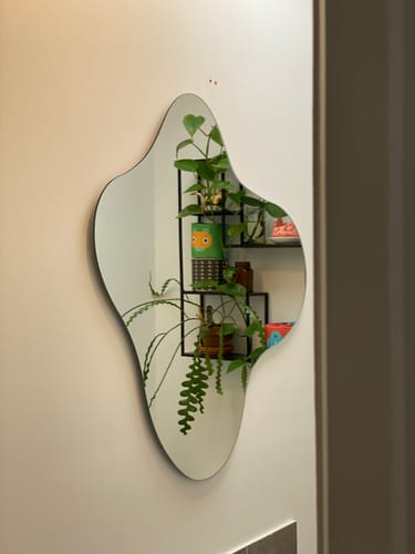 Customer photo review of Blob Wall Mirror