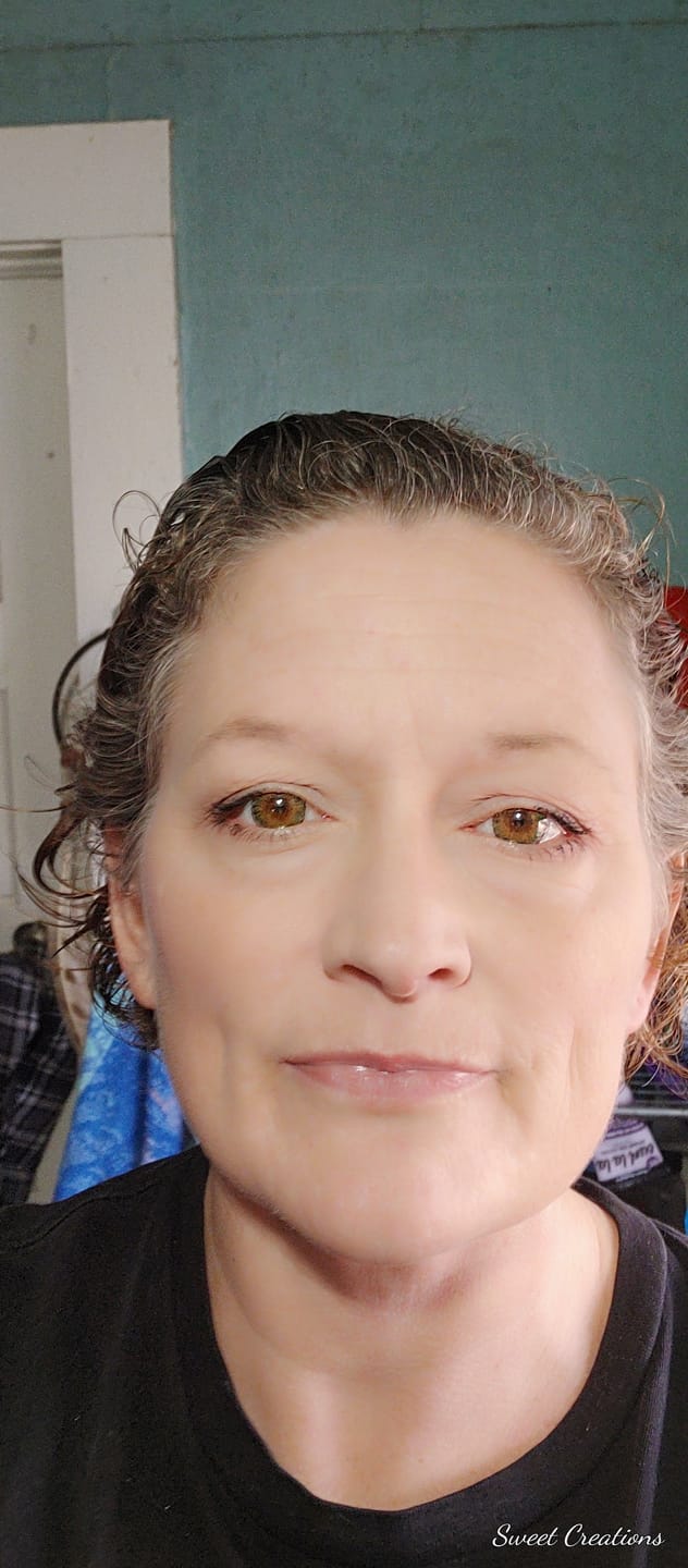 Customer photo review of New 3-Tone Green Prescription Colored Contact Lenses