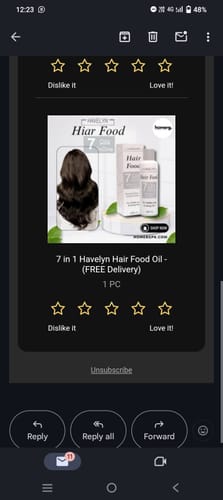 Customer photo review of 7 in 1 Havelyn Hair Food Oil - (FREE Delivery)