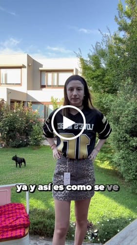 Customer video review of Pollera Cargo Animal Print