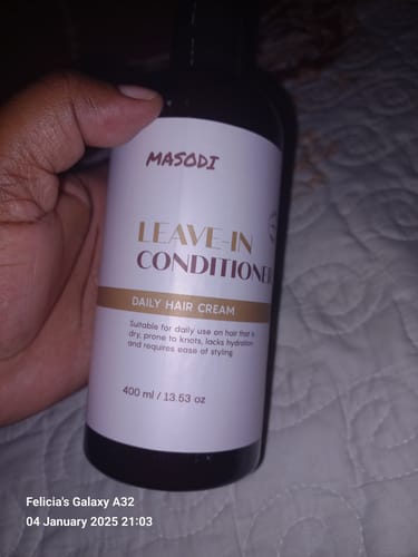 Customer photo review of Leave-In Conditioner (400ml)