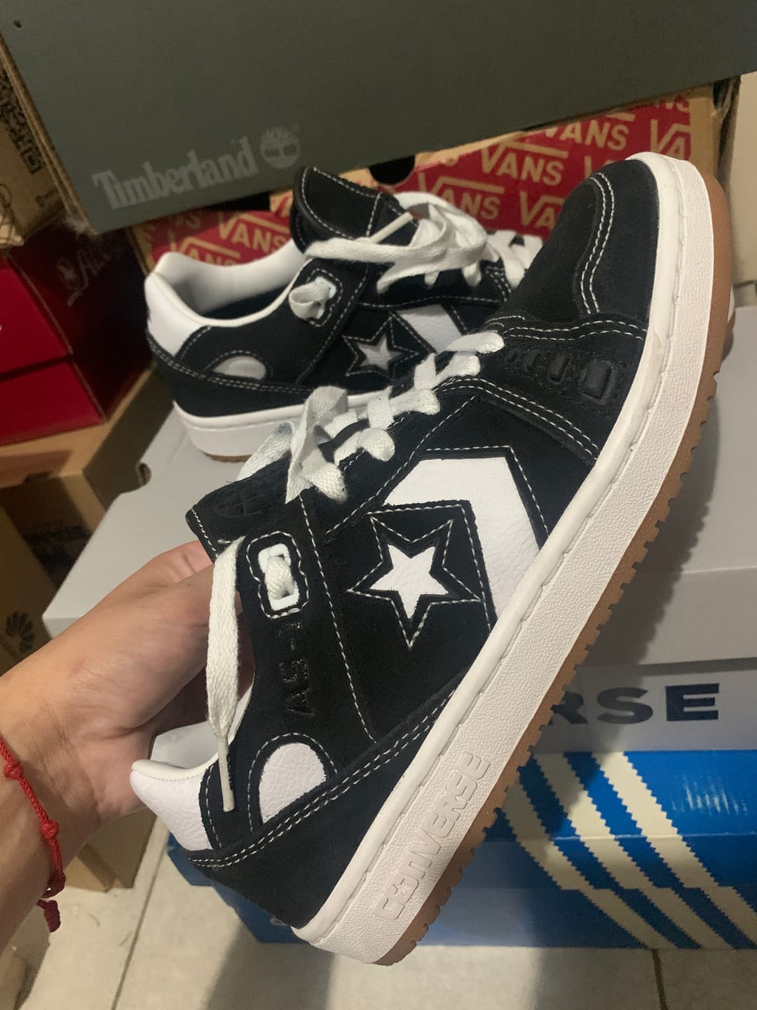Customer photo review of Zapatillas Converse Chuck Taylor Core As-1 Pro Negro Blanco