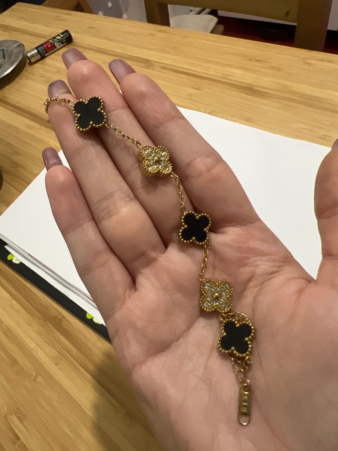 Customer photo review of Bratara Midnight Charm