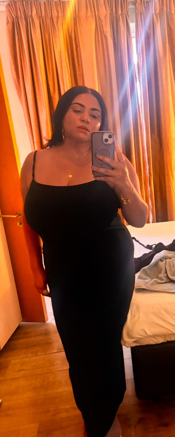 Customer photo review of Black Sculpted Dress
