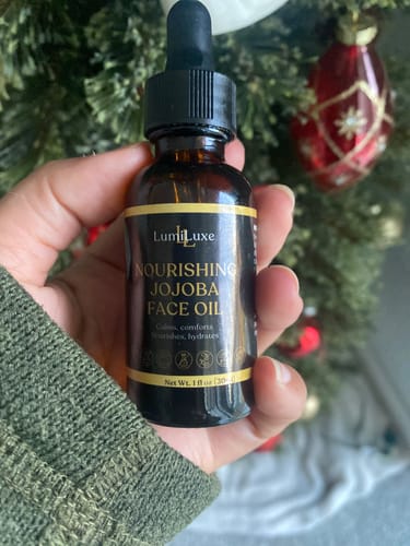 Customer photo review of Nourishing Jojoba Face Oil
