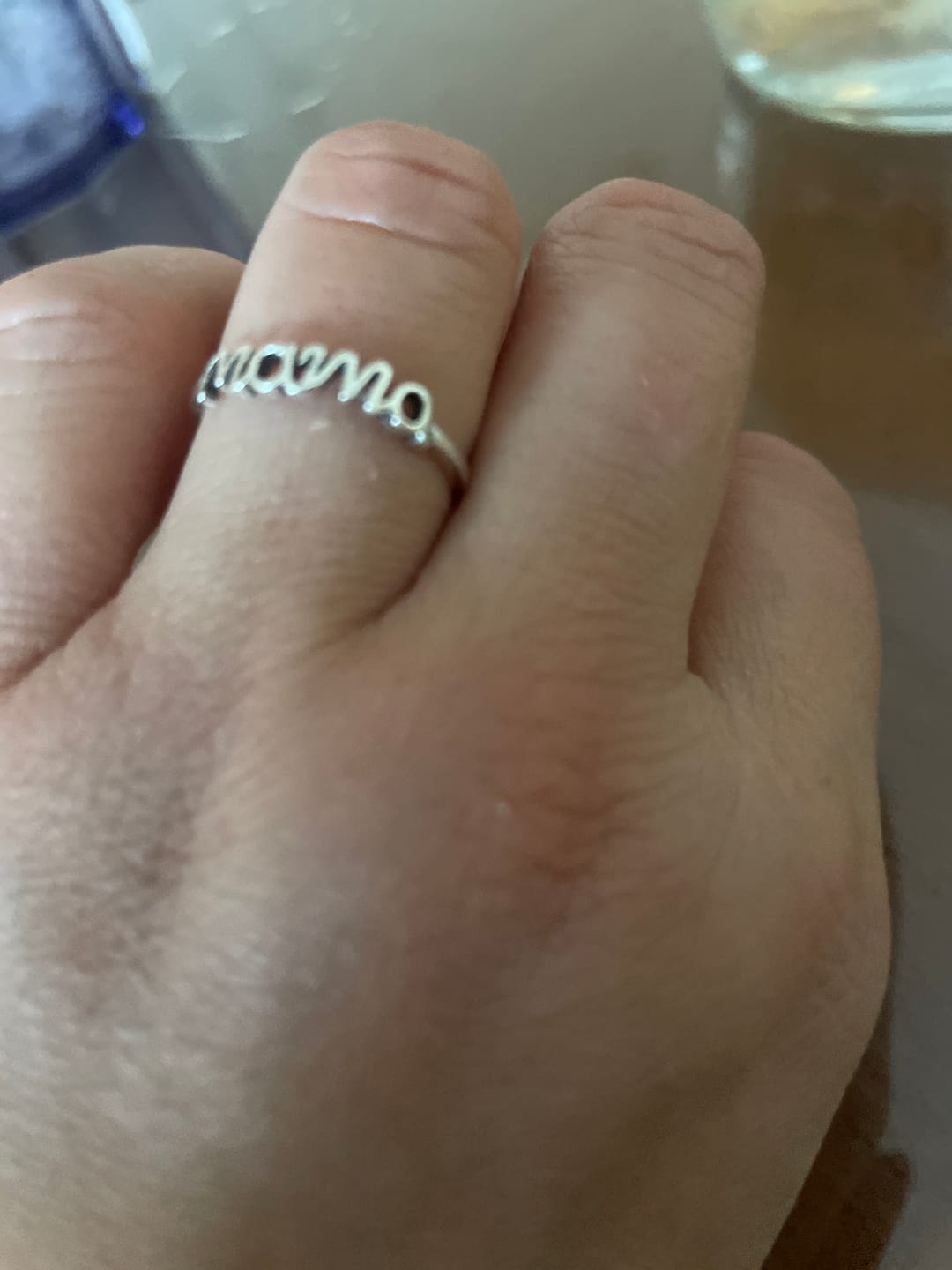 Customer photo review of Anillo Mama Ring