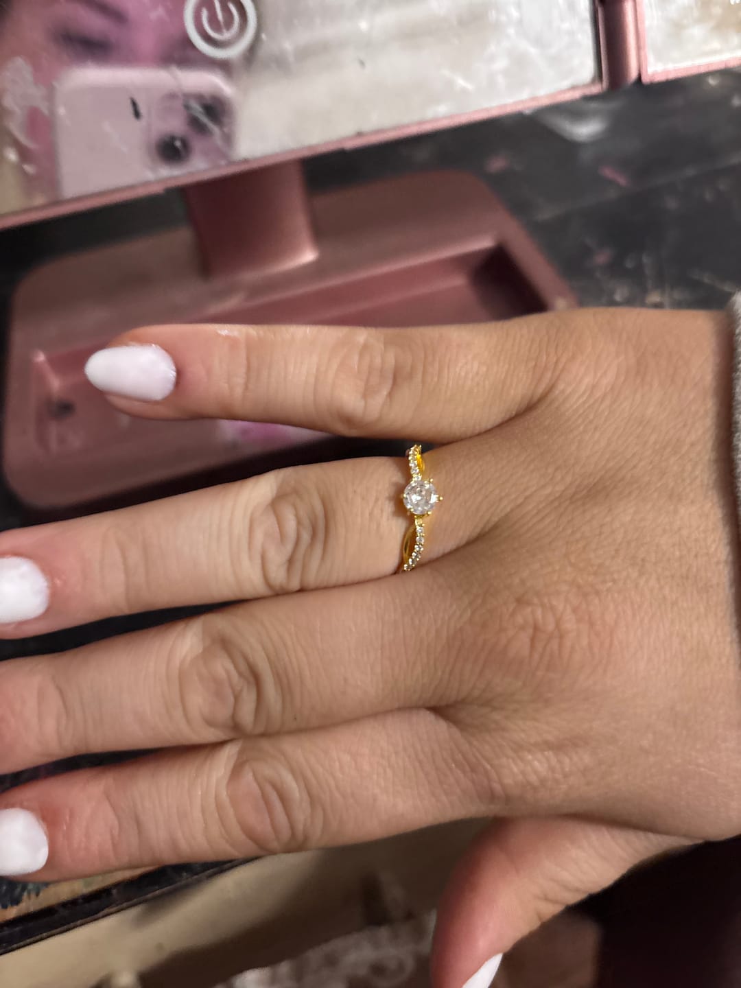 Customer photo review of Ethereal Eternity Ring